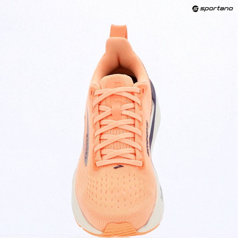 Кросівки для бігу жіночі Brooks Ghost Max 4 cyber peach/grape/bluewash 9