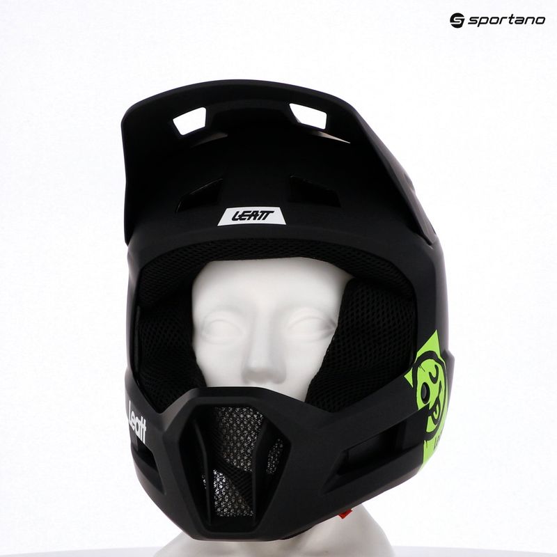 Дитячий велосипедний шолом Leatt MTB Gravity 1.0 V25 Jr чорний 9