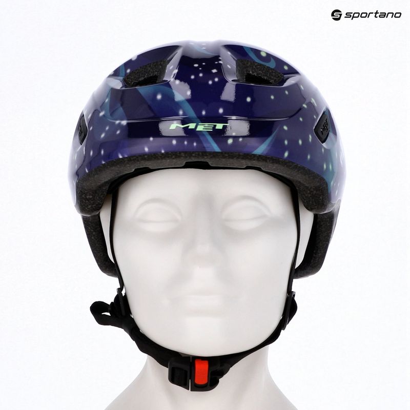 Шолом велосипедний дитячий MET Hooray space glow in the dark 7