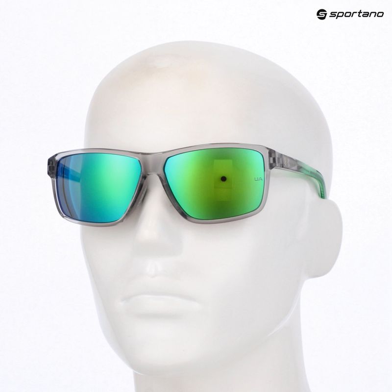 Окуляри сонцезахисні чоловічі Under Armour Kickoff/G S3 grey green/green multilayer 10