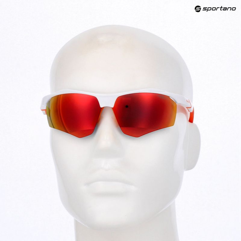 Окуляри сонцезахисні чоловічі Polaroid PLD 7055/S white/red multilayer polarized high contrast 9