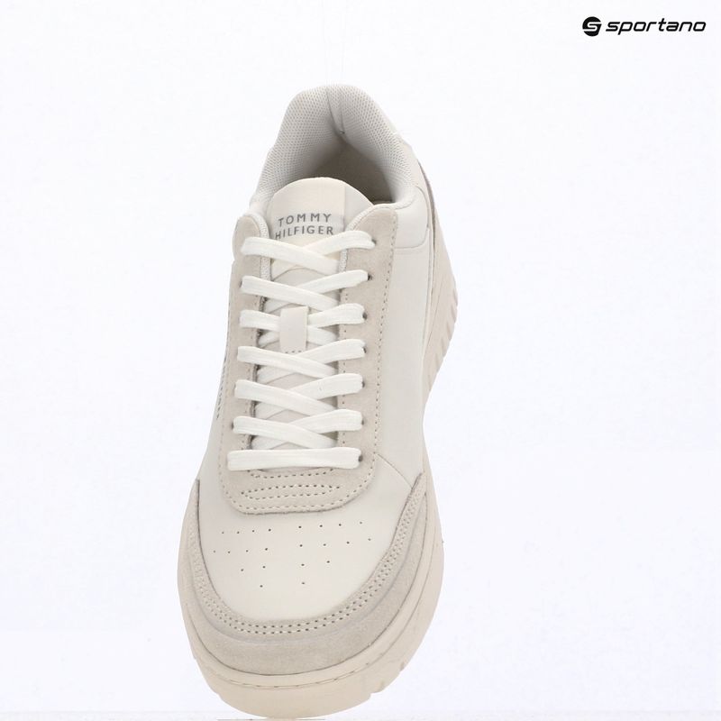 Взуття чоловіче Tommy Hilfiger Basket Core Leather Suede Mix ecru/street green 9