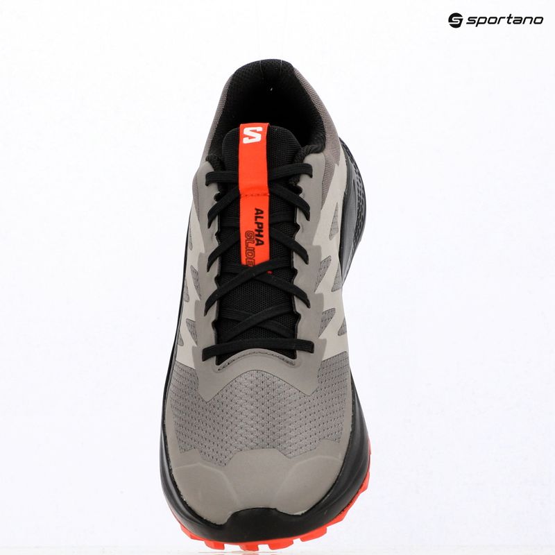 Кросівки для бігу чоловічі Salomon Alphaglide cloudburst/black 9