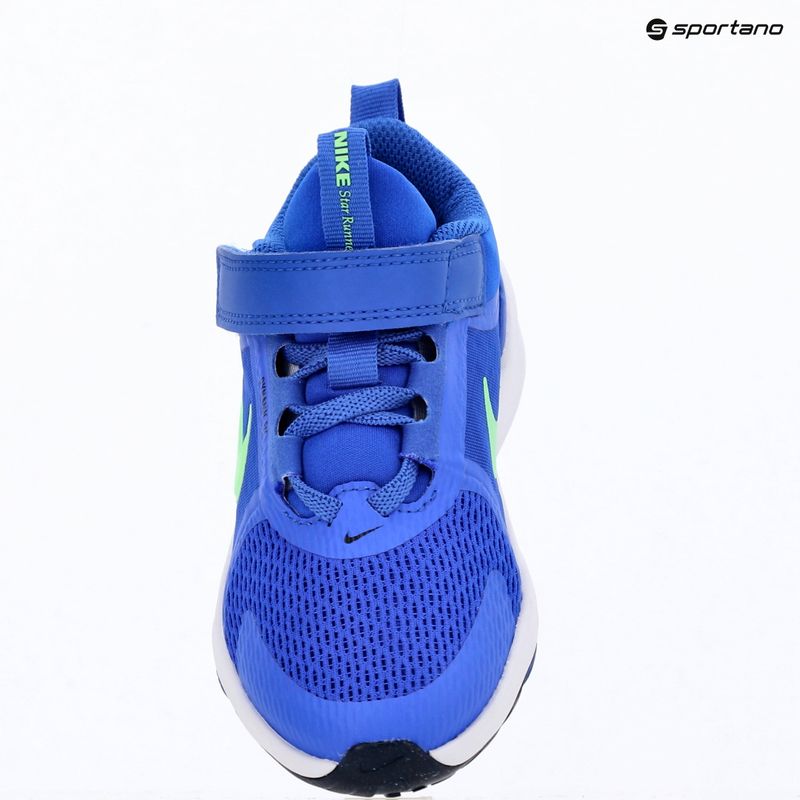 Взуття дитяче Nike Star Runner 5 racer blue/midnight navy/illusion green 8