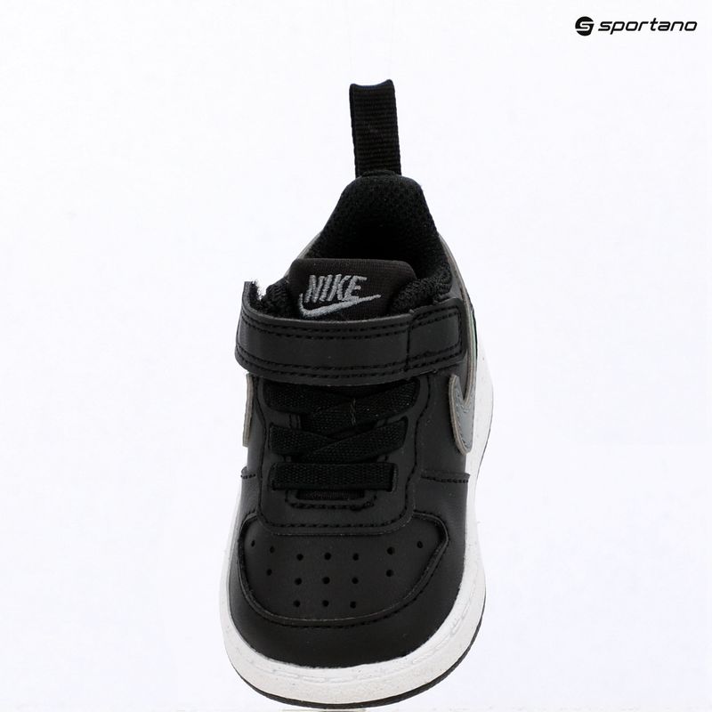 Взуття дитяче Nike Court Borough Low black/smoke grey/white/illusion green 7