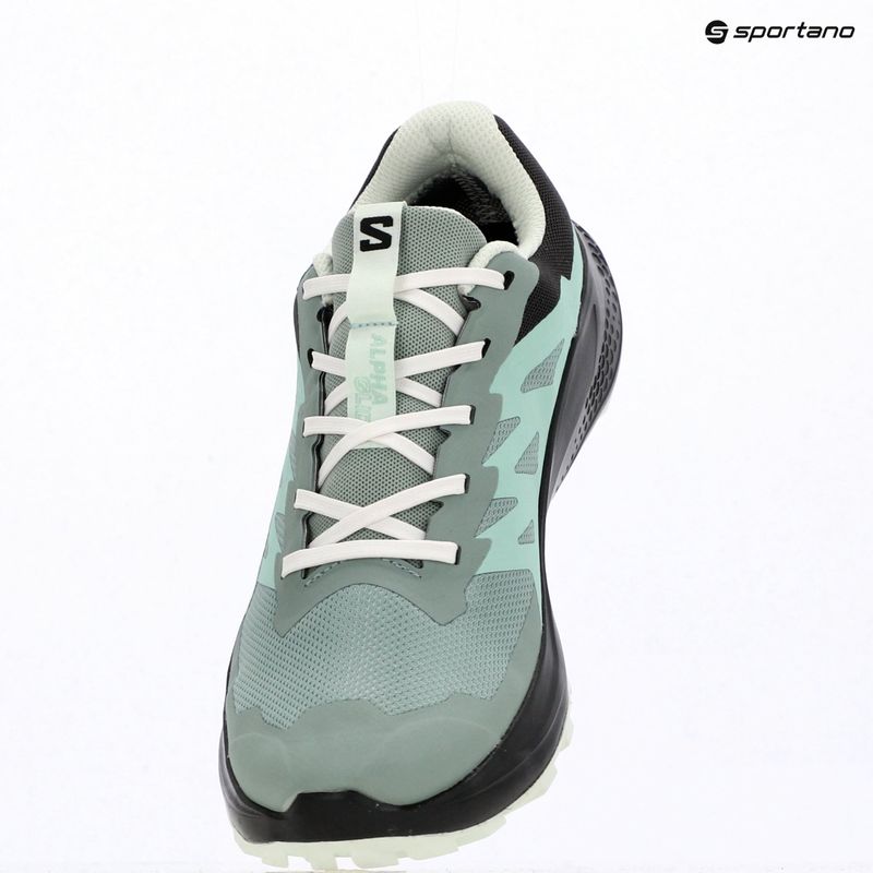 Кросівки для бігу жіночі Salomon Alphaglide GTX green milieu/asphalt 9