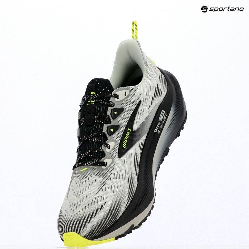 Кросівки для бігу чоловічі Brooks Ghost Trail grey/black/nightlife 7