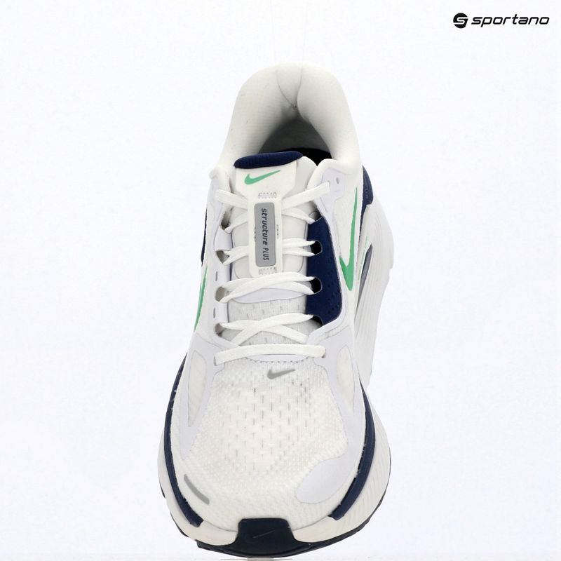 Кросівки для бігу чоловічі Nike Structure Plus white/midnight navy/green spark 10