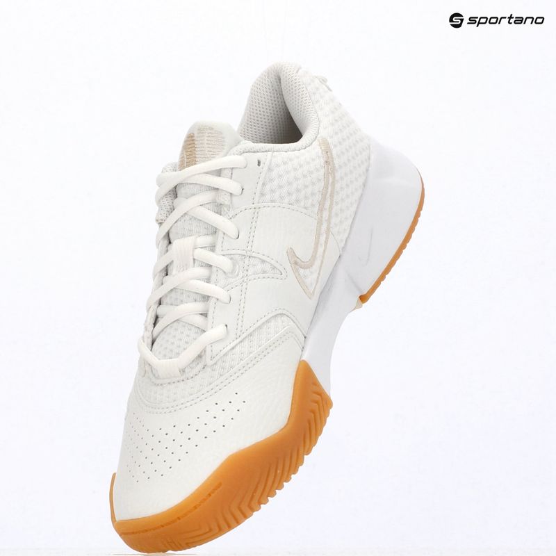 Кросівки тенісні жіночі Nike Court Lite 4 White/Summit White/Linen/Light Orewood Brown 10