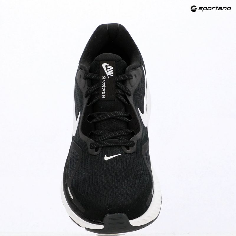 Чоловічі бігові кросівки Nike Structure 26 Wide black/wolf grey/metallic silver/white 15