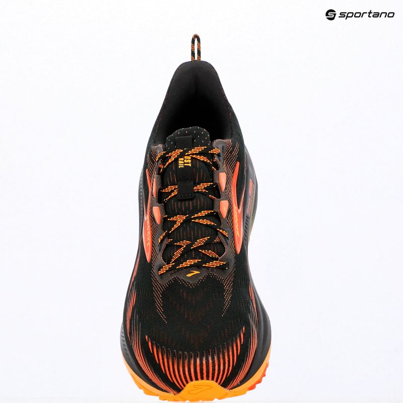 Кросівки для бігу чоловічі Brooks Ghost Trail black/red/orange 7
