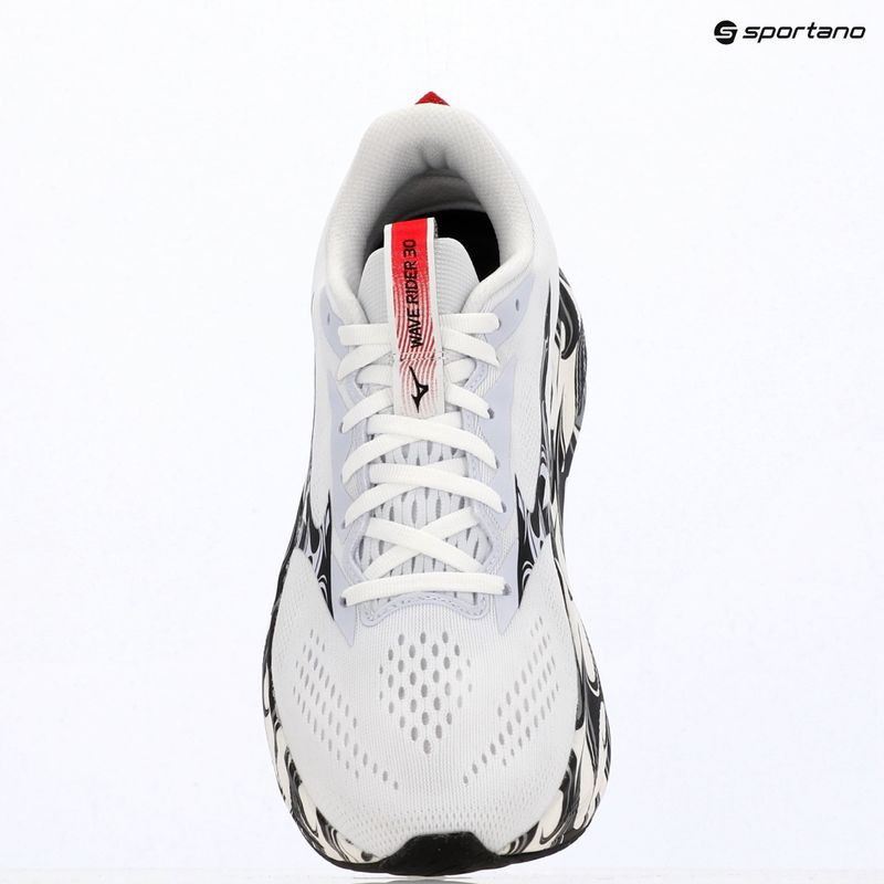Кросівки для бігу чоловічі Mizuno Wave Rider 30 Disclosure white/black/high risk red 9