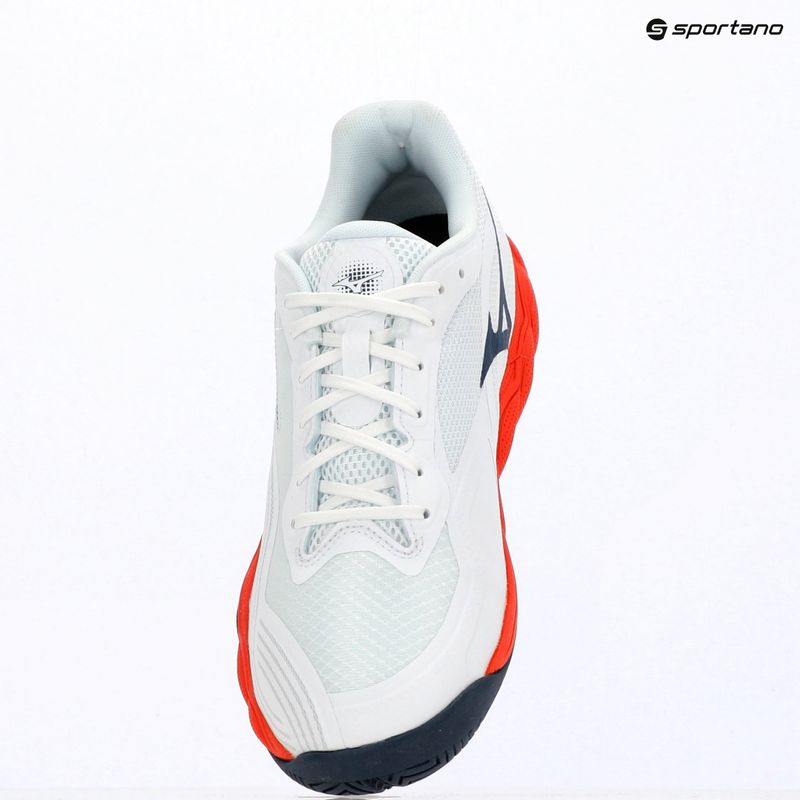 Кросівки тенісні чоловічі Mizuno Wave Enforce Court 2 AC white/insignia blue/orange 9