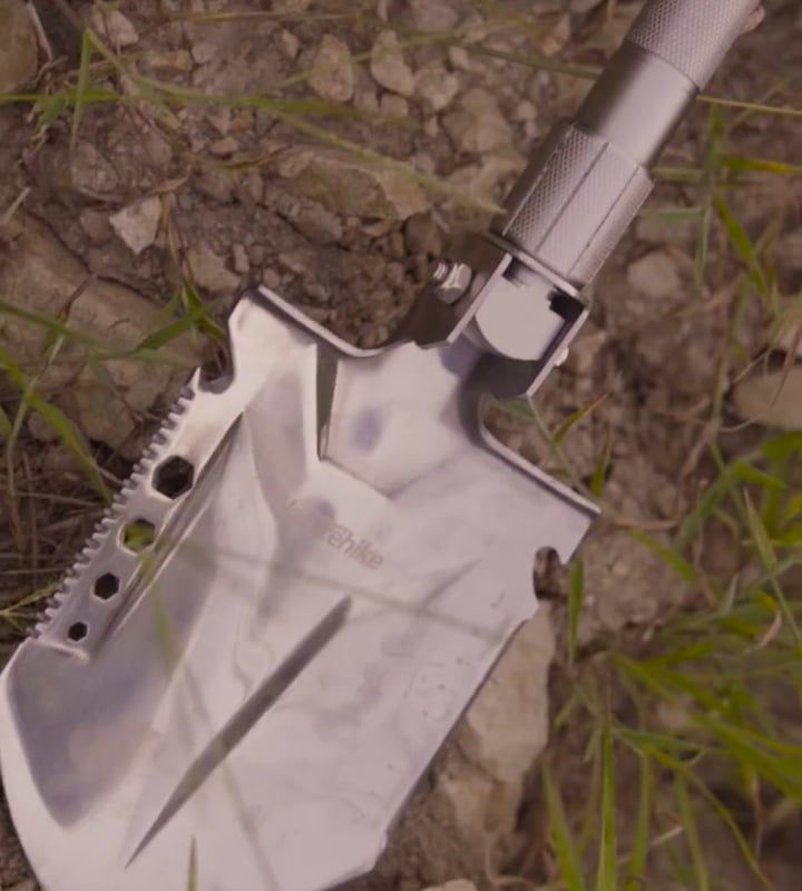 Багатофункціональна саперна лопатка Naturehike NH20GJ002 silver 9