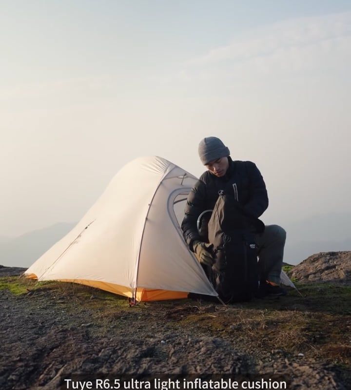 Килимок Naturehike Tuye R 6.5 carbon silver 6
