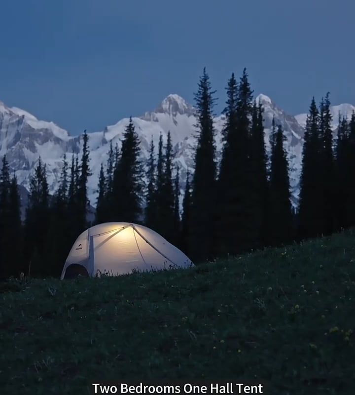 Намет трекінговий 2-місний Naturehike Star River 2 UL 15D moon rock sand 6