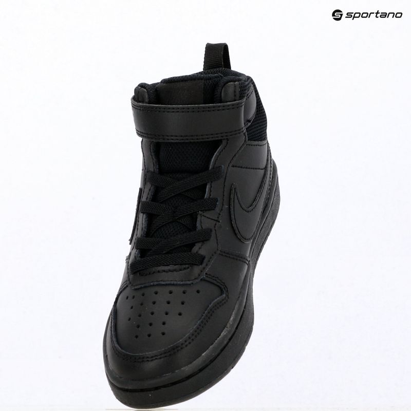 Взуття дитяче Nike Court Borough Mid 2 black/black/black 6