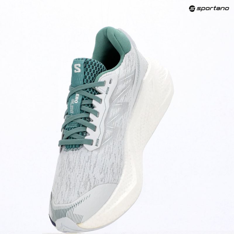Кросівки для бігу жіночі Salomon Aero Glide 4 ancient water/white 14
