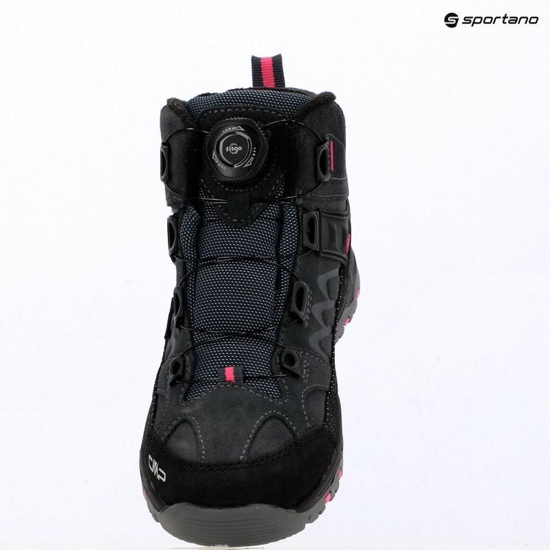 Взуття трекінгове дитяче CMP Kiruna Mid Fitgo Fleece Wp antracite/festival 9