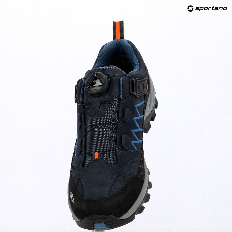 Взуття трекінгове чоловіче CMP Rigel Low Fitgo Wp b.blue/flash orange 9