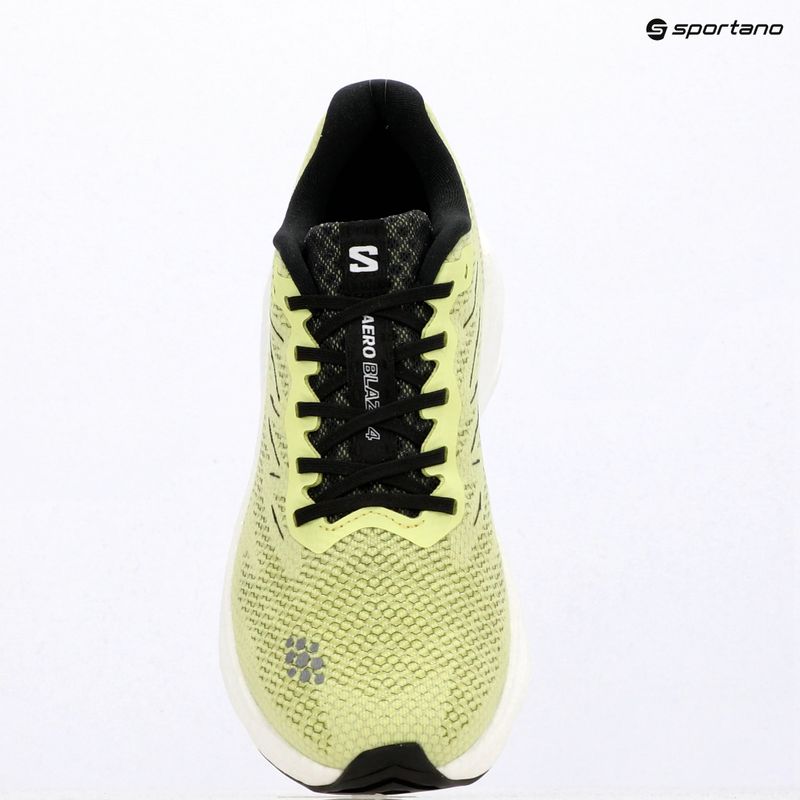 Кросівки для бігу чоловічі Salomon Aero Blaze 4 sunny lime/white 15