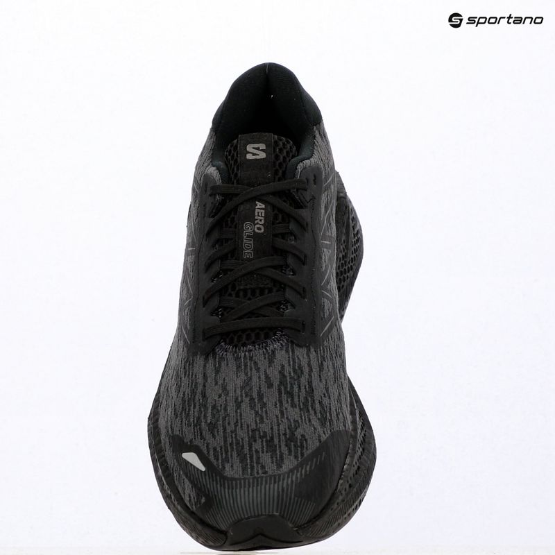 Кросівки для бігу чоловічі Salomon Aero Glide 4 black/black 15
