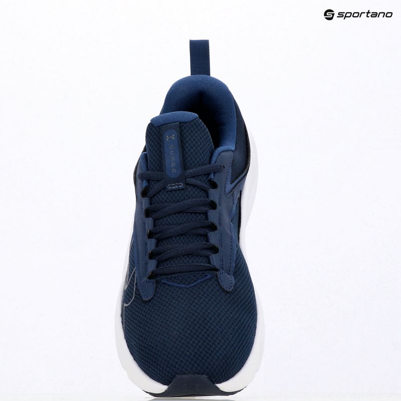 Кросівки для бігу чоловічі Under Armour Surge 5 academy/white/downpour gray 14