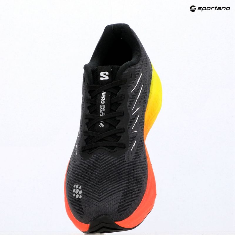 Кросівки для бігу чоловічі Salomon Aero Blaze 4 black/white 15