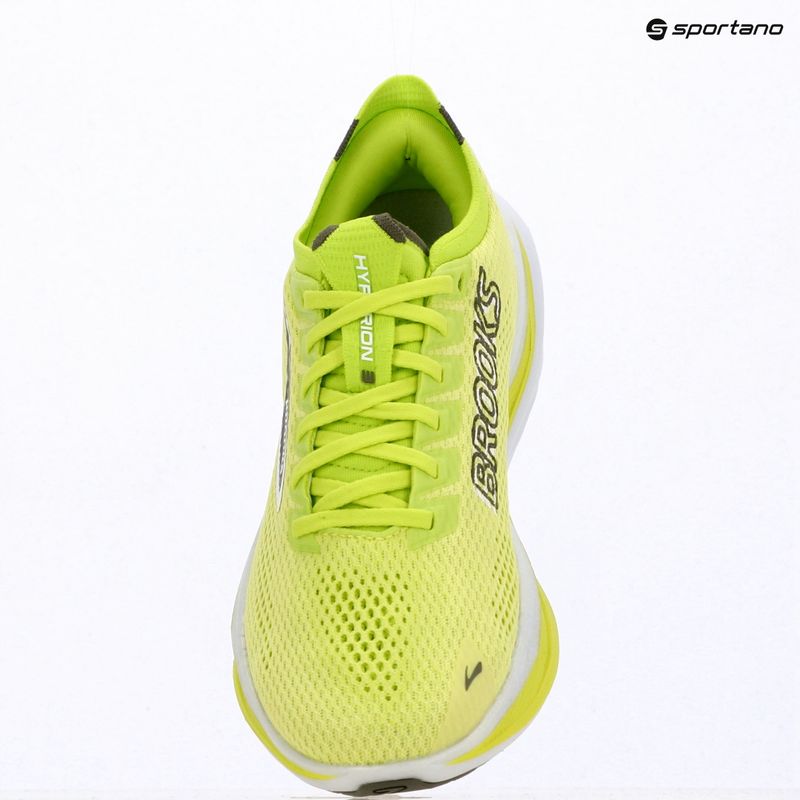 Кросівки для бігу чоловічі Brooks Hyperion 3 sunny lime/olive/white 9