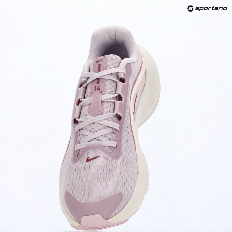 Кросівки для бігу жіночі Nike Downshifter 14 bleached lilac/sail/pink rise/pink smoke 18