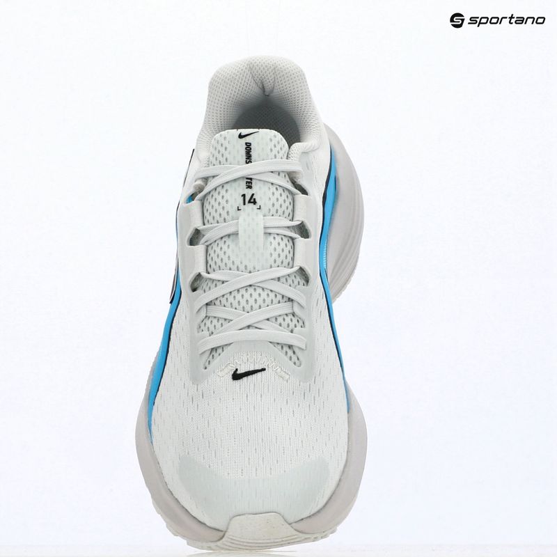 Кросівки для бігу чоловічі Nike Downshifter 14 off white/light current blue/black 14