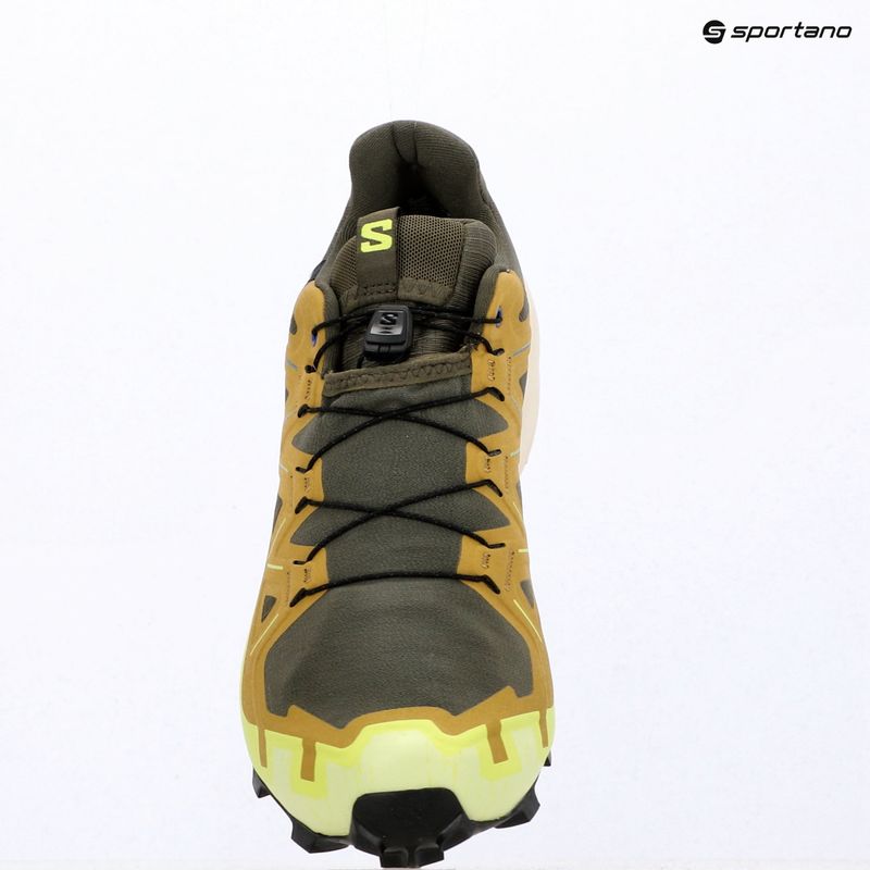 Кросівки для бігу чоловічі Salomon Speedcross 6 GTX grape leaf/aspargus green 16