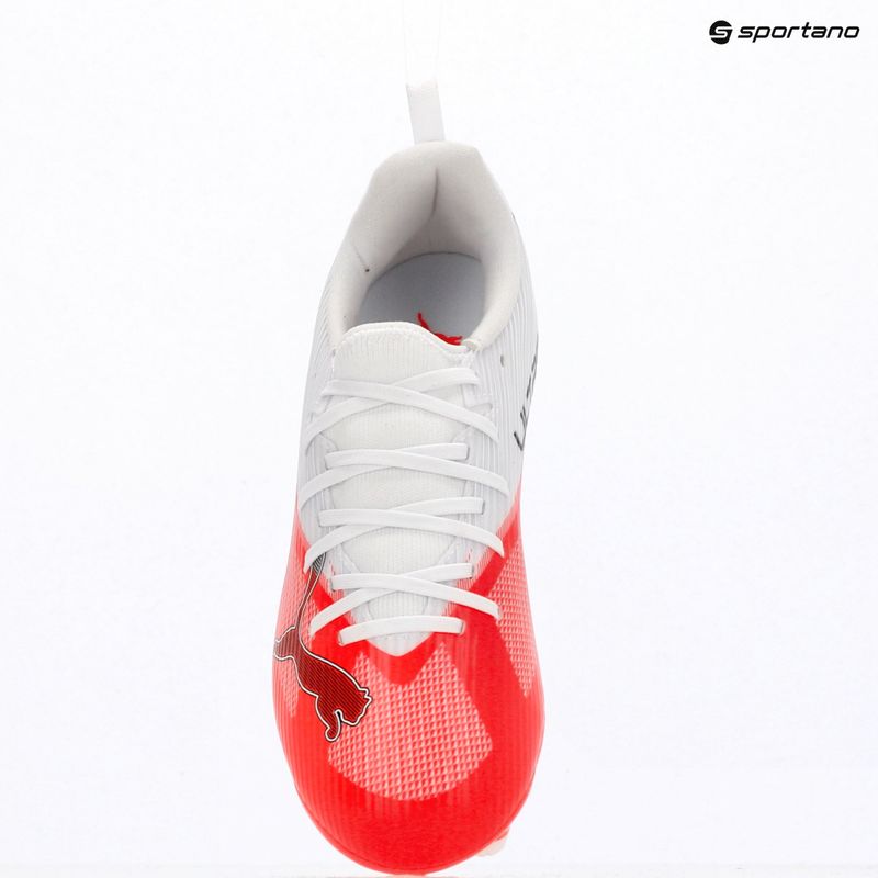 Футбольне взуття дитяче PUMA Ultra 7 Match FG/AG Jr ultra red/puma black/puma white 9