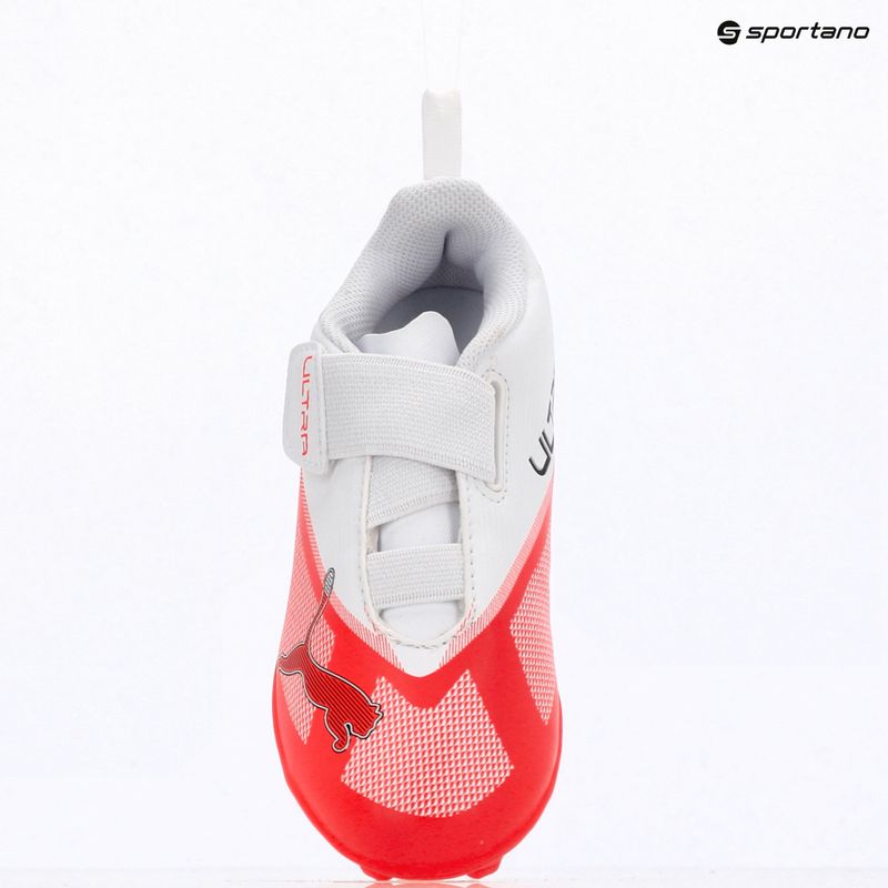 Футбольне взуття дитяче PUMA Ultra 7 Play V FG/AG RB Jr ultra red/puma black/puma white 9