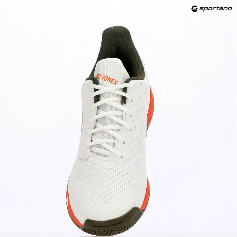 Кросівки тенісні чоловічі YONEX Power Cushion Ad-Accel white/orange 9