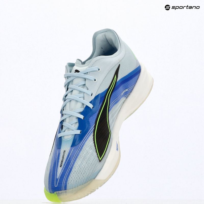 Кросівки гандбольні PUMA Accelerate Nitro SQD 5 aqua glow/puma black/green glare/royal sapphire 9