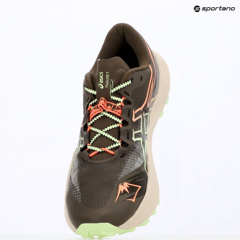 Кросівки для бігу Asics Fuji Lite 7 kuriiro brown/illuminate yellow 14