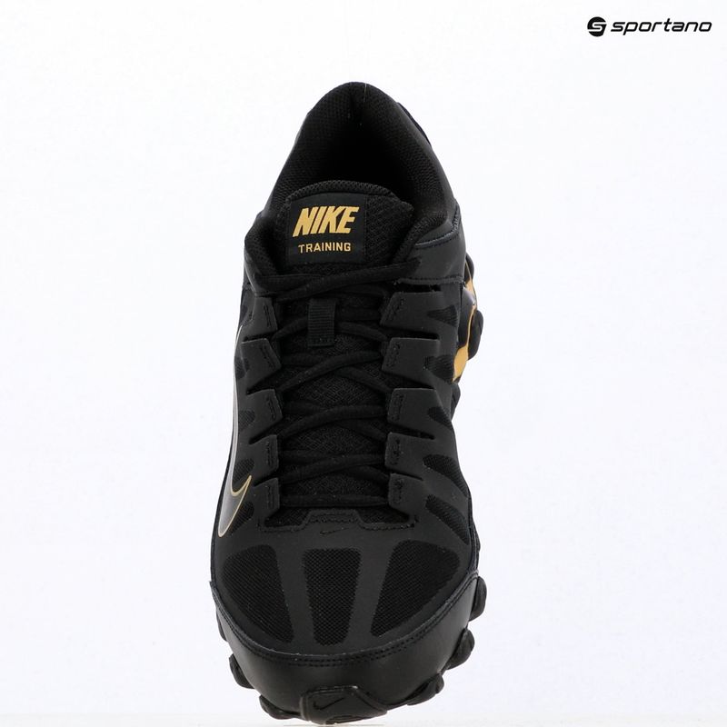 Кросівки для тренувань чоловічі Nike Reax 8 TR Mesh black/black/metallic gold 6