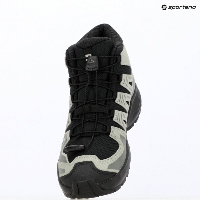Взуття туристичне дитяче Salomon XA PRO MID Waterproof black/sedona sage 14