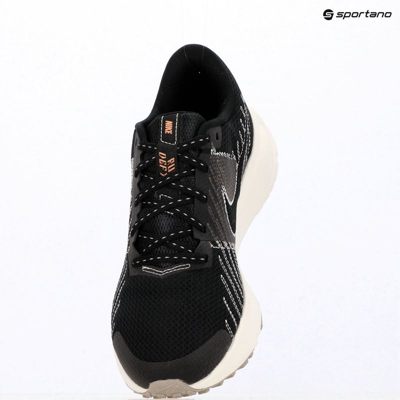 Кросівки для бігу жіночі Nike Run Defy black/sail/phantom/metallic rose gold 6