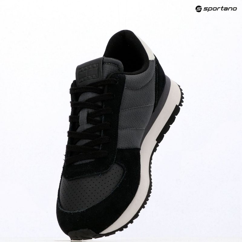 Взуття чоловіче Tommy Jeans Runner Flag Mix washed black/stratus grey 9