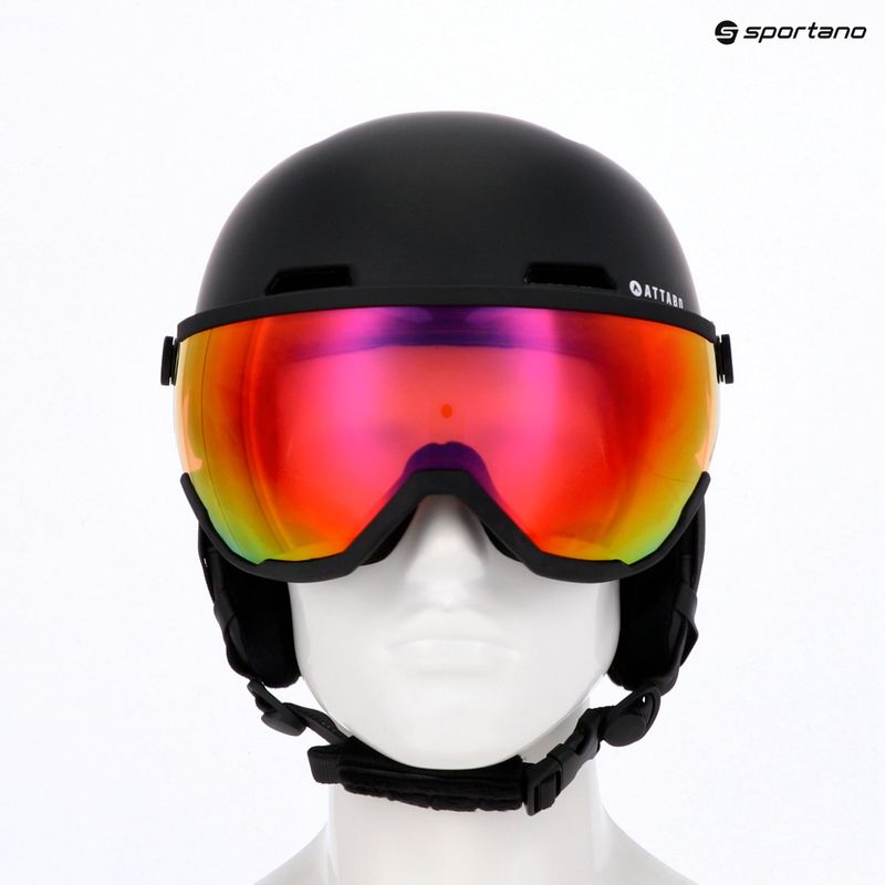 Шолом гірськолижний ATTABO Avens 2.0 Visor чорний 22