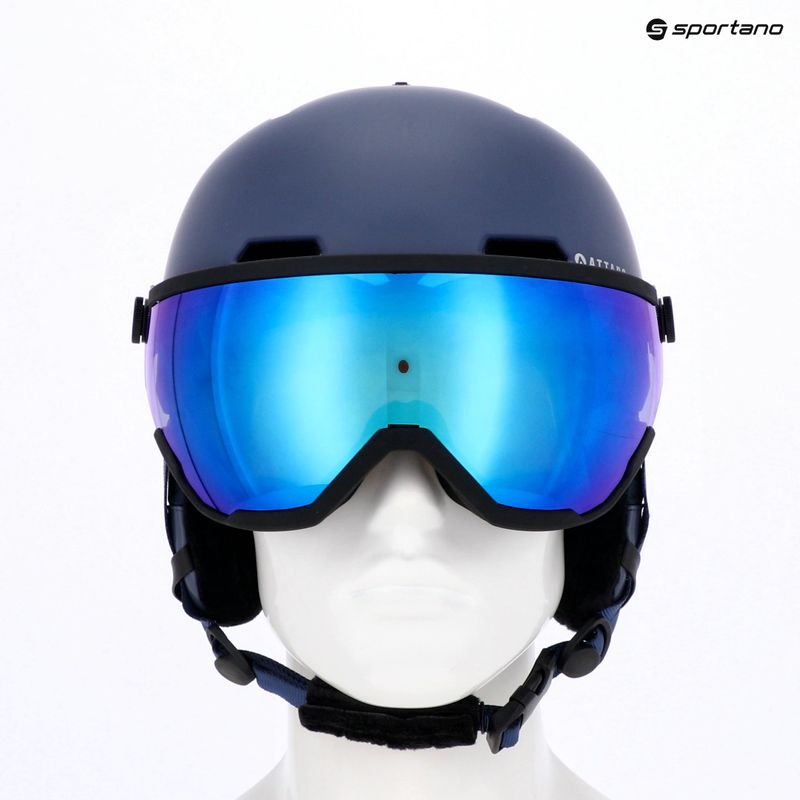 Шолом лижний дитячий ATTABO Avens 2.0 Jr Visor dark blue 17