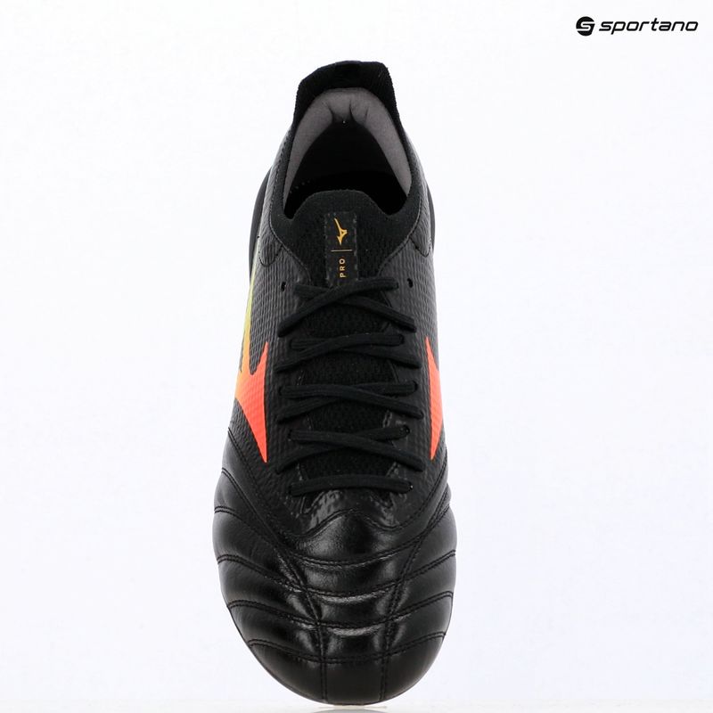 Кросівки футбольні Mizuno Morelia Neo V β Pro FG black/lava orange/arcadia 3