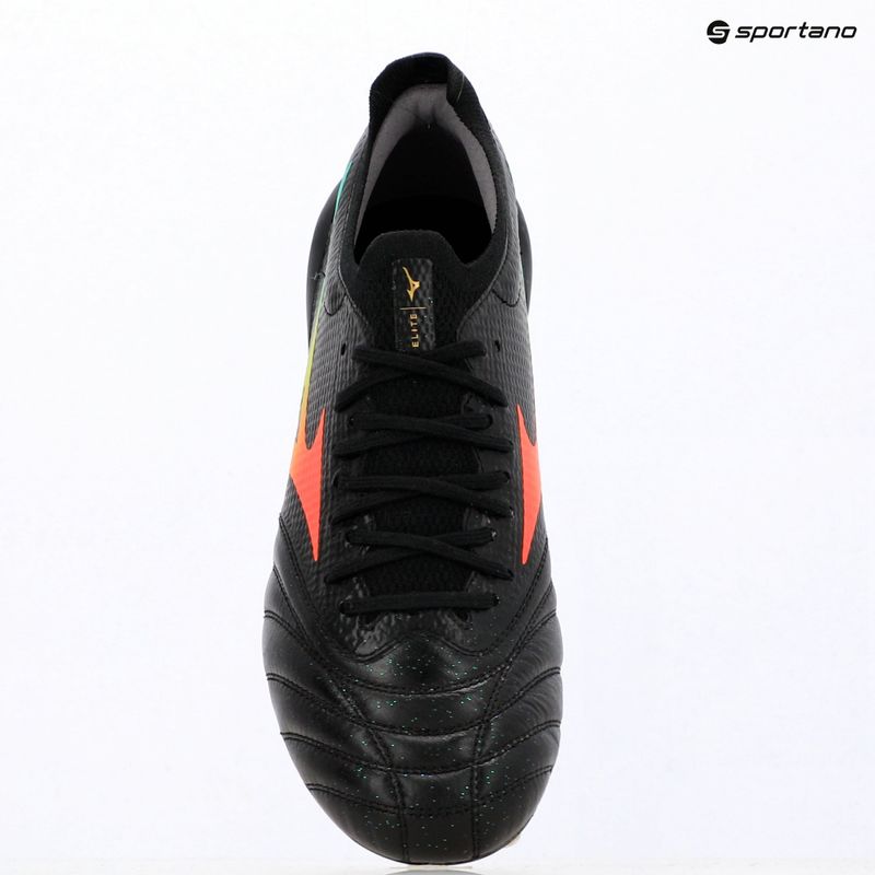 Кросівки футбольні Mizuno Morelia Neo V β Elite FG black/lava orange/arcadia 3
