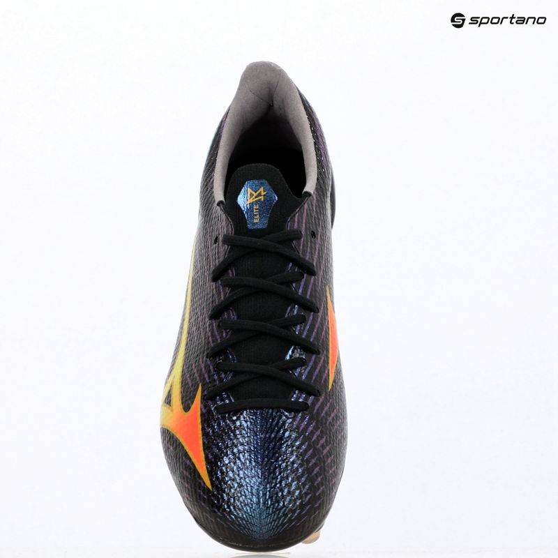 Кросівки футбольні Mizuno Alfa III Elite Mix black/lava orange/evening primrose 7