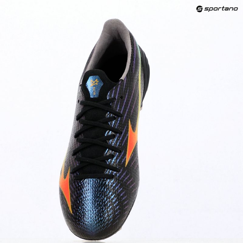 Кросівки футбольні Mizuno Alfa III Elite FG black/lava orange/evening primrose 3