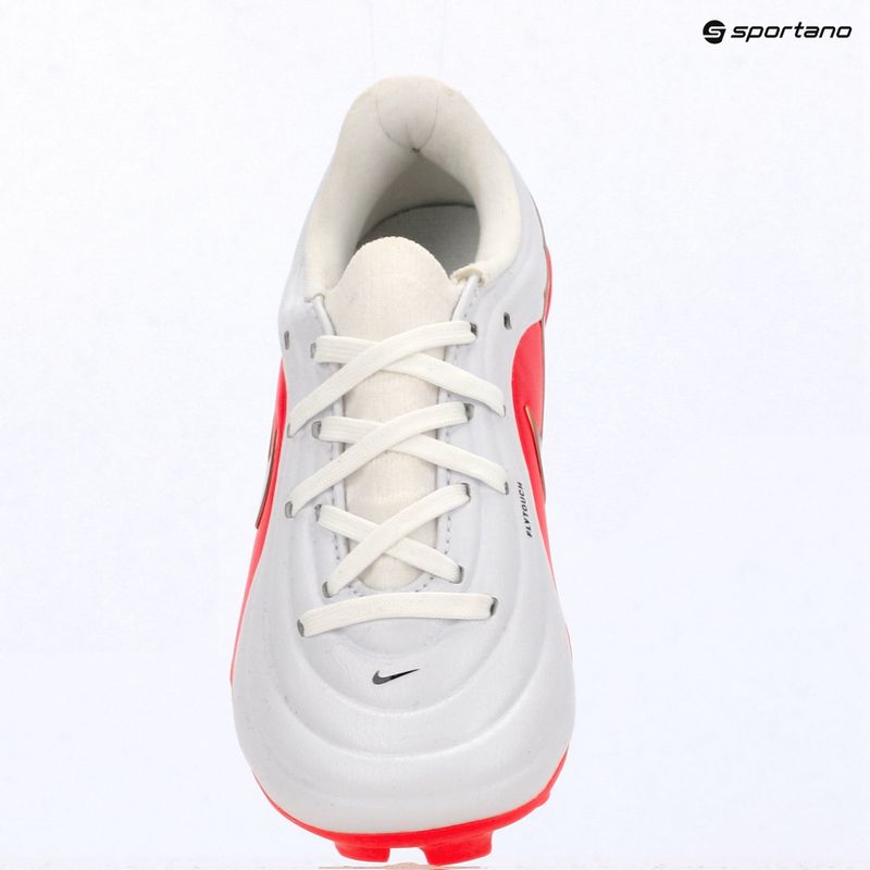 Футбольне взуття дитяче Nike Jr. Tiempo Maestro Academy white/bright crimson/blur 8