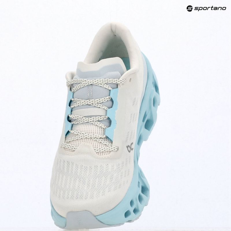 Кросівки для бігу жіночі On Cloudmonster 3 ivory/topaz 15