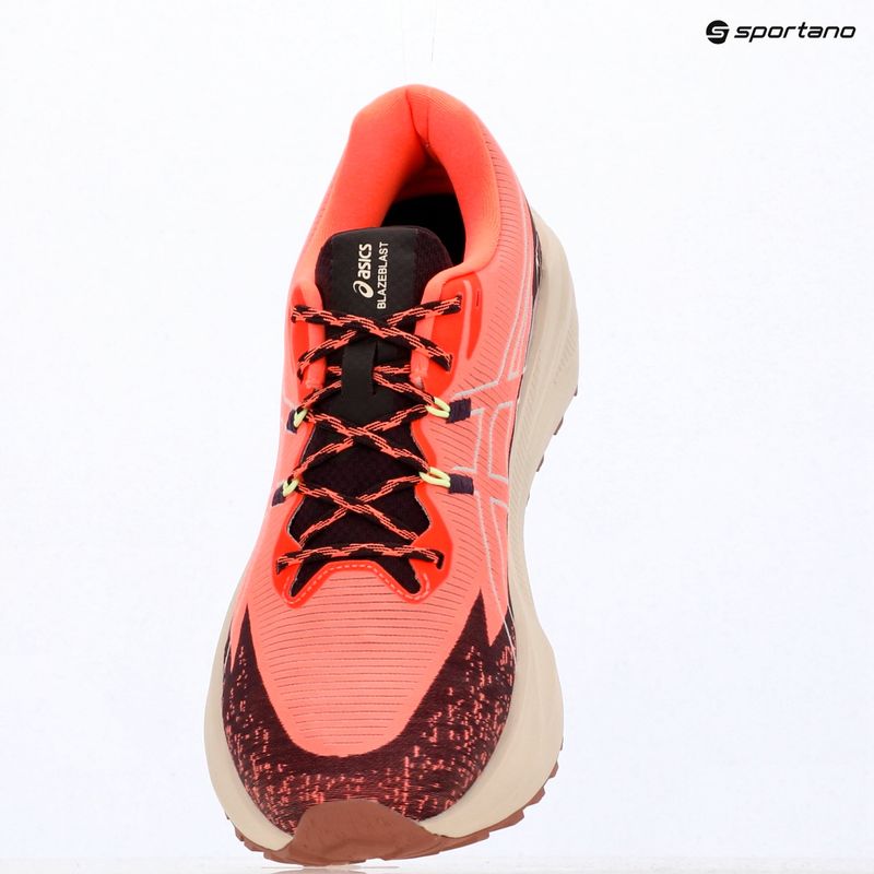 Чоловічі бігові кросівки Asics Blazeblast sun coral/dark aubergine 17